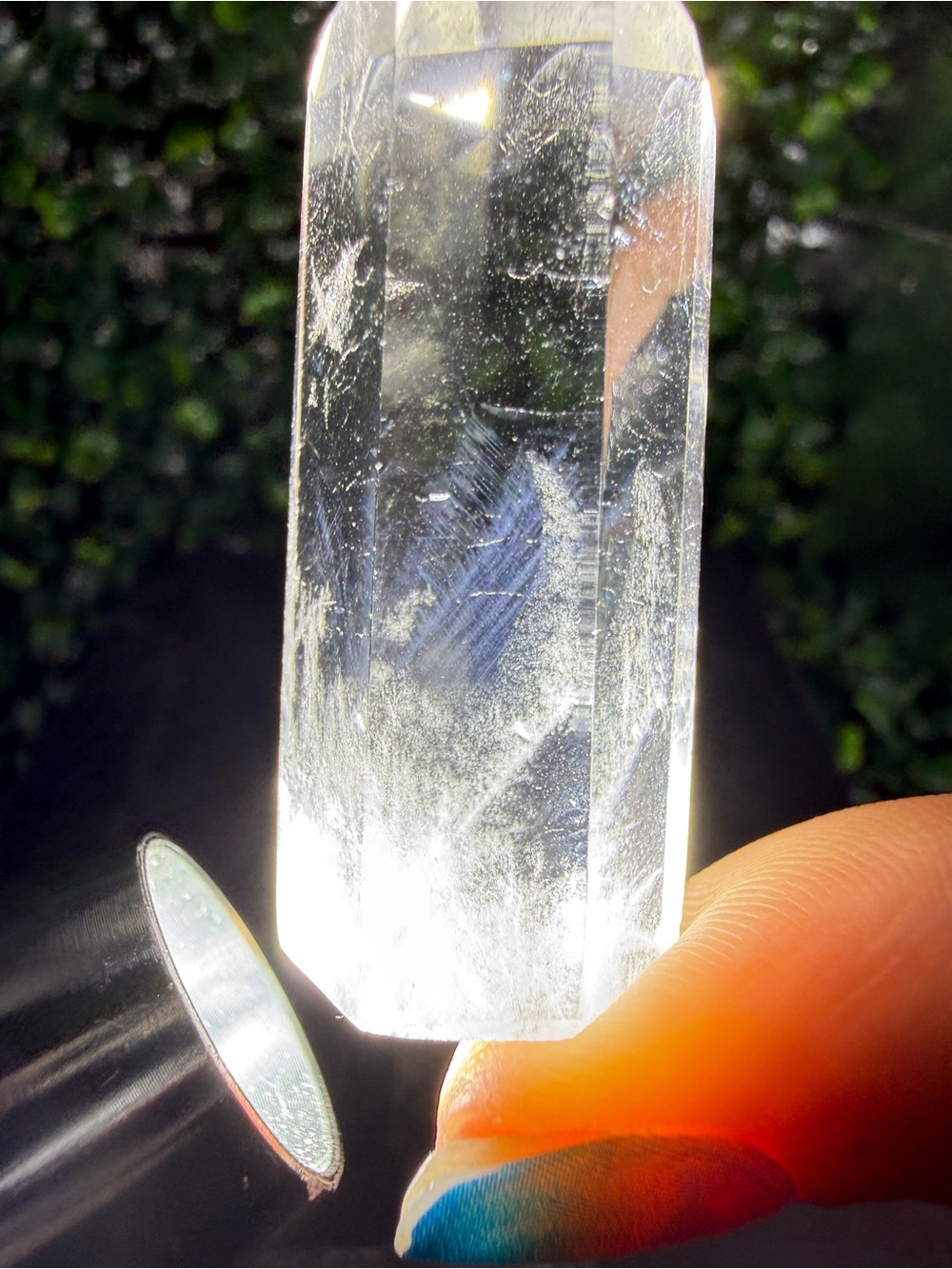 Blue Needle Quartz Tower - 21-25 grams